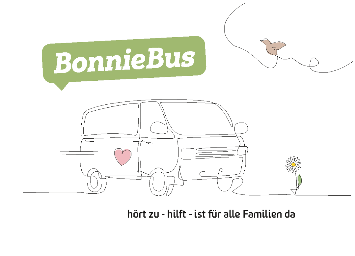 Illu-Bonniebus-mobiler-beratungsbus Illustration BonniBus, einem mobilen Beratungsbus